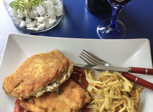 Foto principal de Librillos de lomo rellenos de bechamel y champiñones