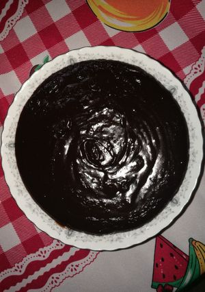Una foto de Crema de chocolate