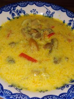 O poză a rețetei Ciorbă de burtă falsă din ciuperci Champignon de post.