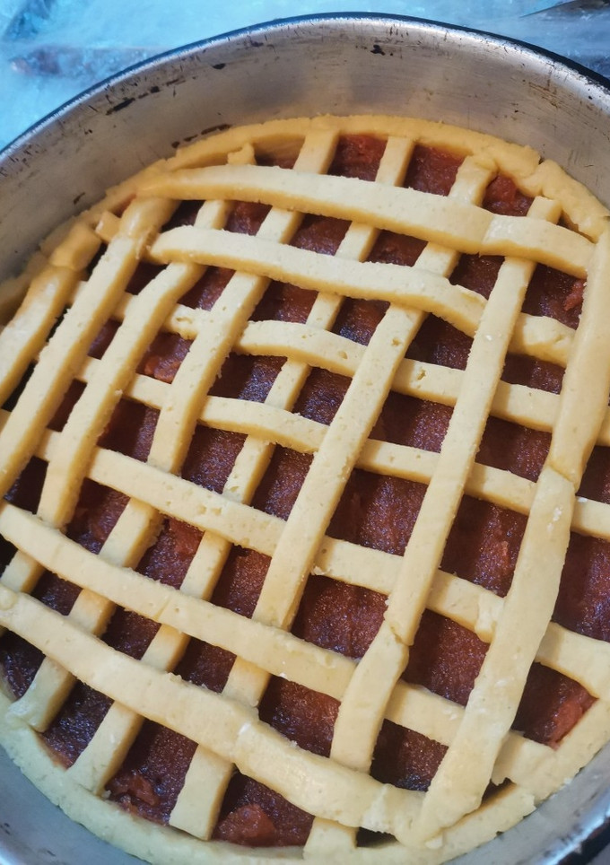 Una foto de Pastafrola de membrillo