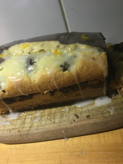 Una foto de Budín marmolado de naranja 🍊