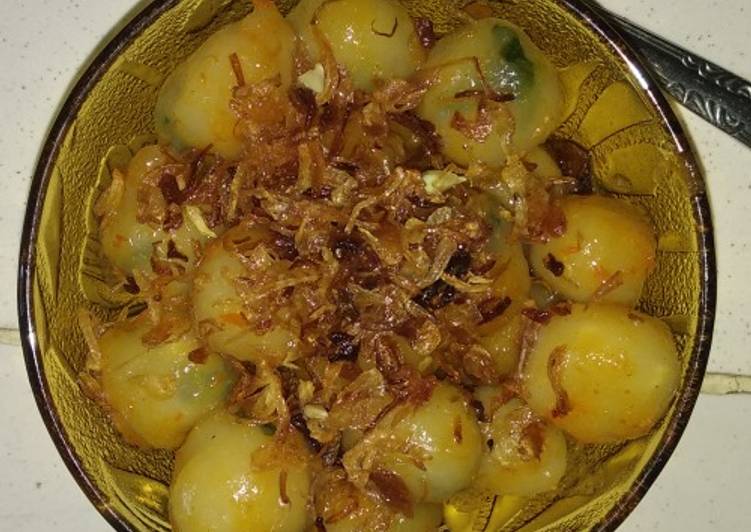 Resep: Cilok sambel goang Kekinian
