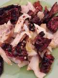 Baccalà con peperoni cruschi