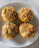 Muffins salados de brócoli y zanahoria