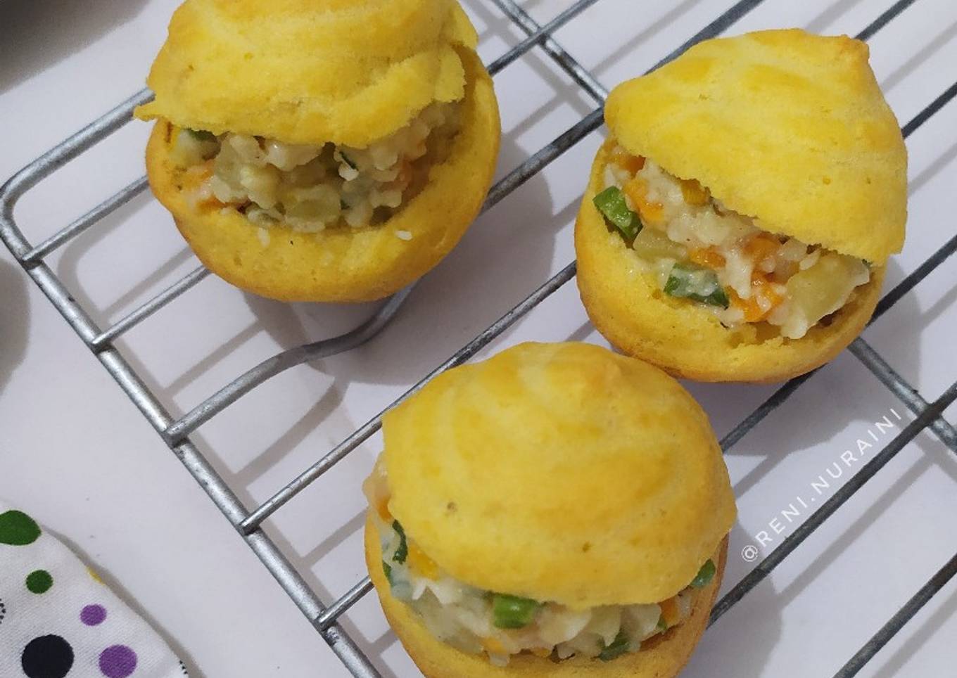 Resep Soes Isi Ragoût Sayur Anti Gagal