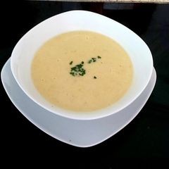 A picture of My Celery Green Bell Pepper Soup #Lunch #Starter.