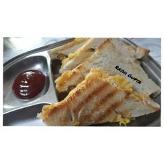 A picture of Corn cheese sandwich!.