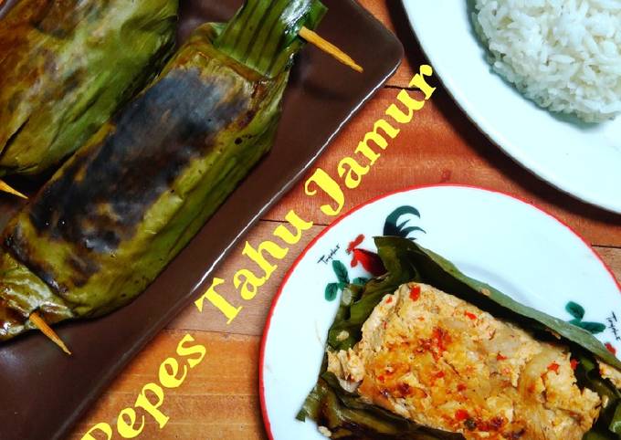 Resep Pepes tahu Jamur Resep Pepes tahu Jamur