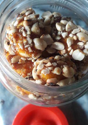Foto resep Kue kering kacang caramel