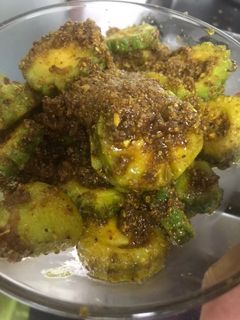 A picture of Bitter Gourd Pickle.