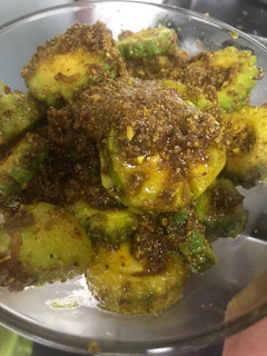A picture of Bitter Gourd Pickle.