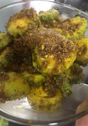 A picture of Bitter Gourd Pickle.