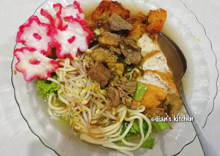 Steps to Prepare Speedy Tahu Campur Suroboyo