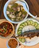 Bữa cơm trưa 3 món