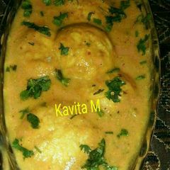A picture of Bengali Spongy Rasgulla sabji.