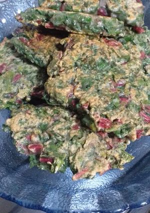 Una foto de Croquetas de remolacha