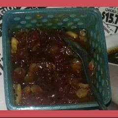 Tomato dry fruit chutney A picture of Tomato dry fruit chutney.