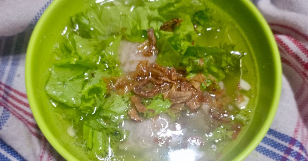 Sup Selada Ayam Udang