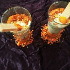 A picture of Orange mousse.