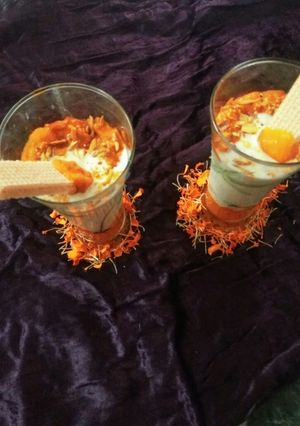 A picture of Orange mousse.