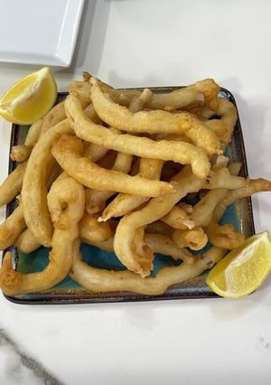 Una foto de Calamares a la Romana con Cerveza