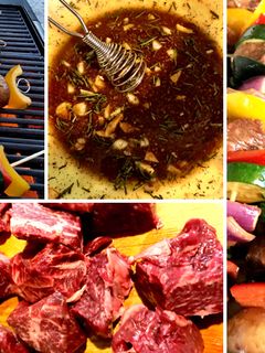 A picture of Wagyu Beef Kabobs (Whole30 & Paleo).