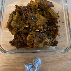 A picture of Stuffed Karela with Chocolate.