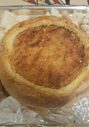 A picture of Artichoke Cheese Bread Bowl.