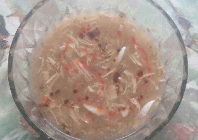 Simple Way to Prepare Perfect Simple &amp; tasty chicken soup