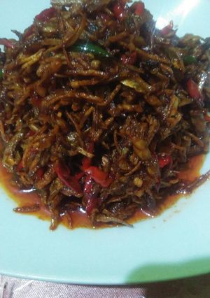 Foto resep Sambal teri pedas manis