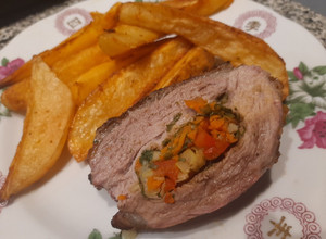 Una foto de Colita de cuadril rellena al horno