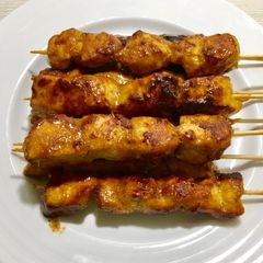 A picture of Chicken skewers (Vietnamese style).