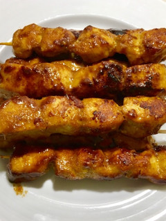 A picture of Chicken skewers (Vietnamese style).