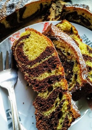 Une photo de Gâteau marbré au yaourt