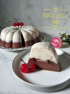 Foto resep 19. Puding Coklat Oreo