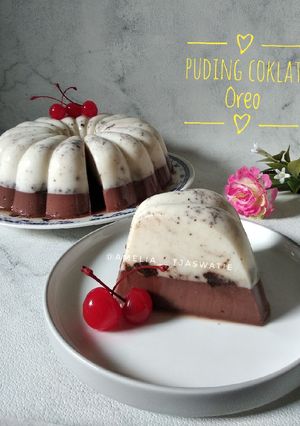 Foto resep 19. Puding Coklat Oreo