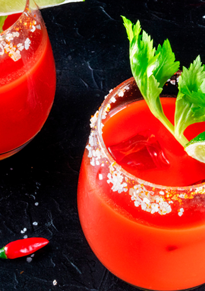 Una foto de Cocktail Bloody Mary al toque de picante de Salsa Brava