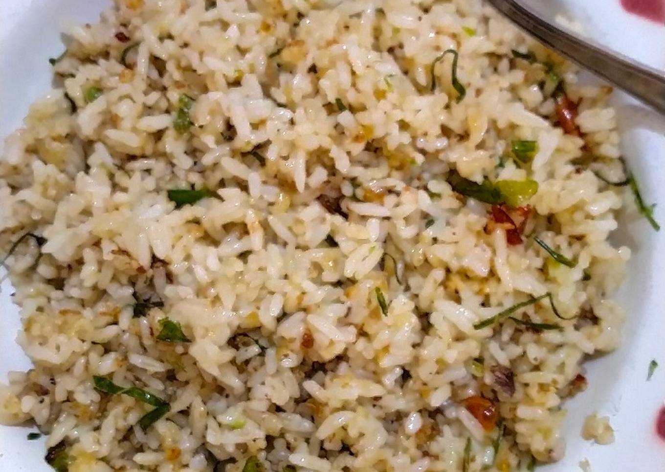 Nasi goreng daun jeruk cabe ijo