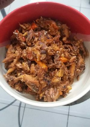 Foto resep Tongkol suwir Pedas