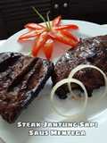 Steak Jantung Sapi Saus Mentega
