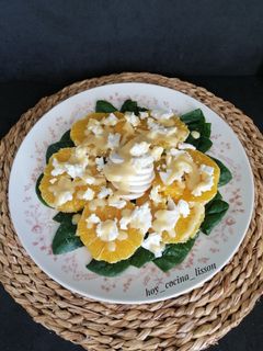 Una foto de Ensalada de espinacas
