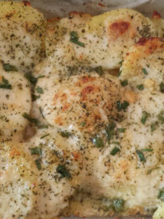 Una foto de Papas en salsa bechamel. A mi estilo!!