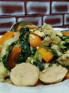 Foto resep Capcay sayur dan bakso