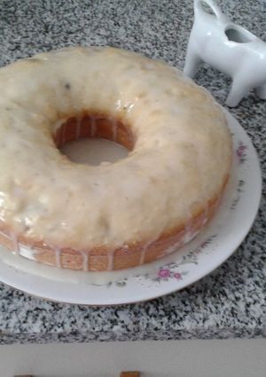 Una foto de Budín navideño