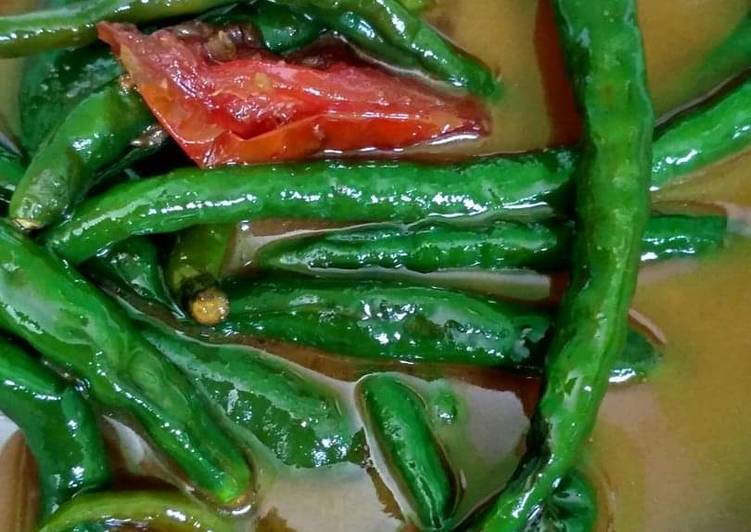 Bahan Menyiapkan Besengek cabe ijo, Bisa Manjain Lidah