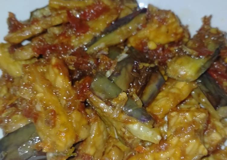 Balado Terong Tempe