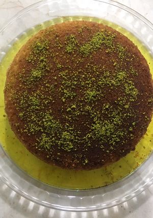 عکسی از دستور کیک باقلوا