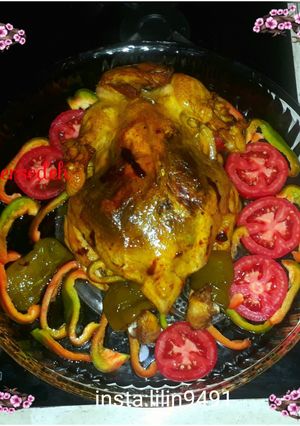 عکسی از دستور مرغ شکم پر سوخاری مرسده❤ (بدون فر)