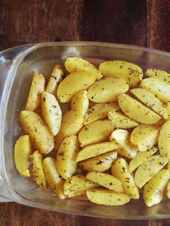 Una foto de Patatas Gajo-Cajún al microondas