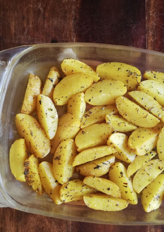 Una foto de Patatas Gajo-Cajún al microondas